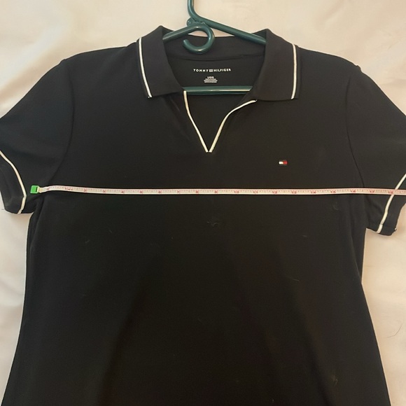 Tommy Hilfiger Women's Stretch Cotton Black Polo Dress Size L - Picture 5 of 7